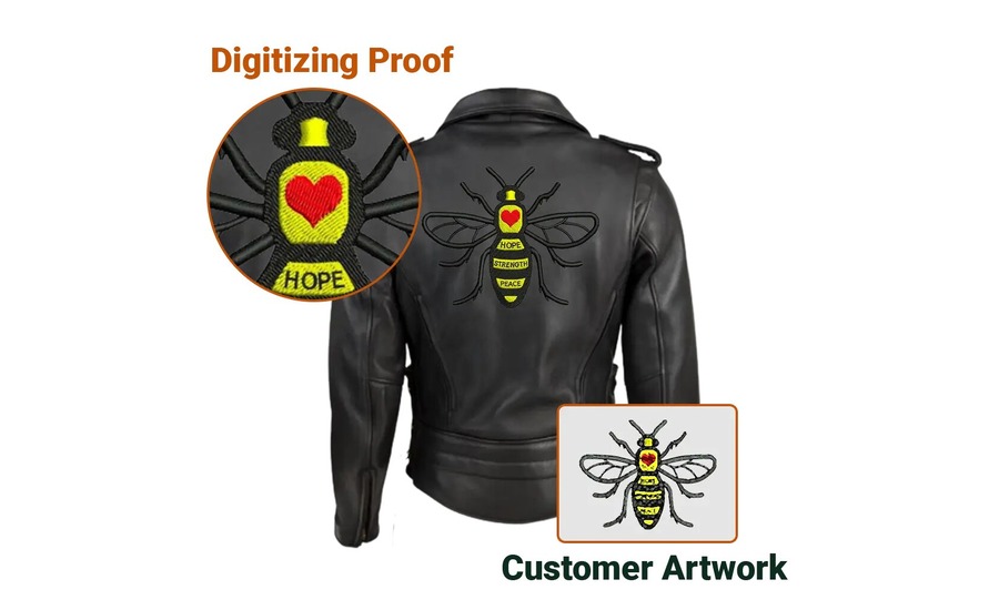 Embroidery digitizing 