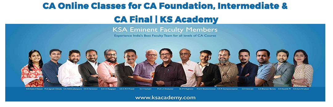 CA Online Classes for CA Foundation, Intermediate & CA Final 