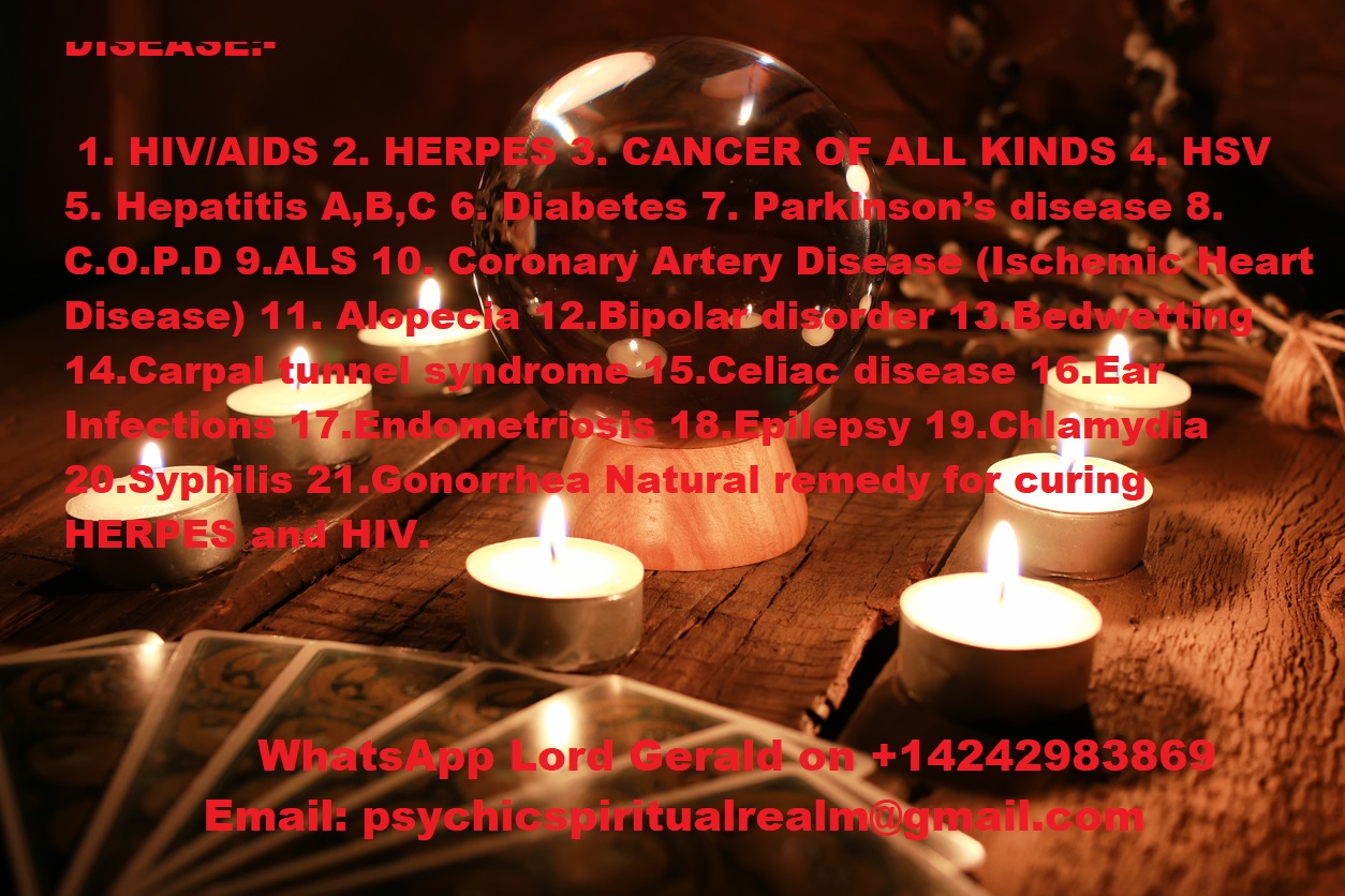 Natural remedy for curing HERPES and HIV. WhatsApp Lord Gerald on +14242983869